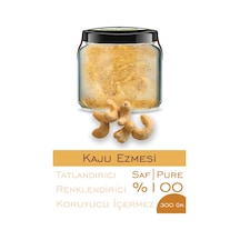 %100 Saf Kaju Ezmesi Şeker İlavesiz Bi Kavanoz 330 Cc. Cam Kavanozda Kaju Ezmesi Vegan Glutensiz