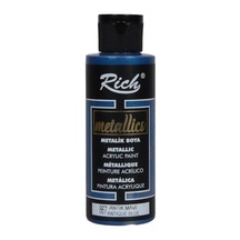 Rich Metalik Akrilik Boya Antik Mavi 120Ml