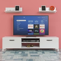 Kenzlife televizyon sehpası berlin 120 byz tv ünitesi raflı
