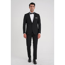 Efor Black 084 Takım Slim Siyah Siyah