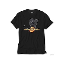 The Hunger Games Mockingjay Siyah Tişört Siyah