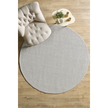 Modern Halı Sisal Bukleli Halı Gümüş Halı Salon Halısı Oturma Odası Halısı Yuvarlak Halı Gümüş