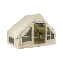 Madfox Bigless Glamping Cotton Inflatable Şişme Çadır Baca Çıkışlı 547303 Bej