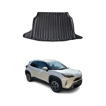 Toyota Yaris Cross 2022+ Uyumlu Araca Özel Kauçuk Tpe Bagaj Havuzu Siyah Alt Kademe İçin