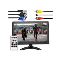 Powermaster Hdmı-vga-bnc-usb Girişli 12 Volt Çıkışlı 10.1'' Monitör Pm-6092