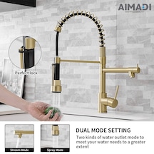 MUTFAK EVYE BATARYASI MAT GOLD YENİ TASARIM FİSKİYELİ YENİ ÜRÜN Sarı