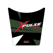 GP Kompozit Hero X-Pulse 200 2020-2024 Uyumlu Tank Pad Yeşil