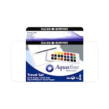Daler & Rowney Aquafine Travel Set Sulu Boya Seti 24'lü