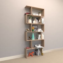 Rafkestir Salem Suntalam Kitaplık ( 80 X 192 Cm ) Cappicino