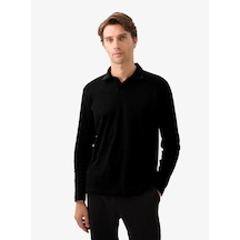 Erkek Polo Yaka T-shirt 40820 - Siyah SIYAH