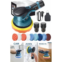 Böhrer HB0210T V258/12V Akülü Polisaj Makinesi 125 MM