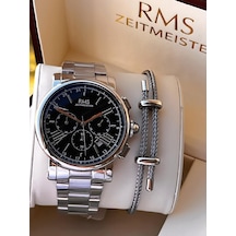 Rms Romanson İç Fonksiyonları Aktif Özel Seri Kararmaz Renk Atmaz 5 Atm Erkek Kol Saati Ag2058.02 Gümüş