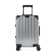 5250 Alüminyum Kabin Boy Valiz-açık Gri Açık Gri