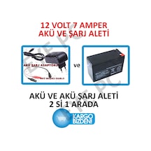 Baby2Go Akülü Araba Uyumlu 12 Volt 7 Amper Akü Şarj Kiti