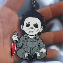 Michael Myers Sevimli Figür Karakter Anahtarlık Çok Renkli