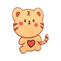 Suntek Sevimli Tuvalet Deodorantı Çıkartmalar Hayvan Kaplan