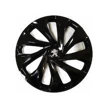 Peugeot 106 Uyumlu 15 Inç Piano Black Siyah Jant Kapağı 4 Adet