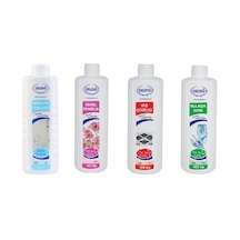 Ersağ Genel Temizlik + Banyo Wc Temizleyici + Bulaşık Sıvısı + Yağ Çöz 4 x 1 L