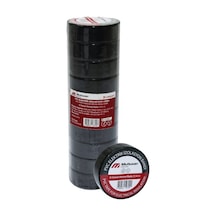 Mutlusan Lüks Pvc İzolasyon Elektrik Bandı 19 Mm X 10 Yds - Siyah- 10'li Paket