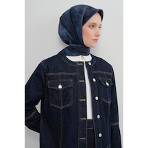 Armine Saf İpek Sura Eşarp-2026 İlkbahar-yaz- 95010d Lacivert