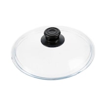 Karaca Granit Ve Çelik 22 CM Tencere İçin Pyrex Cam Kapak Ve Üst