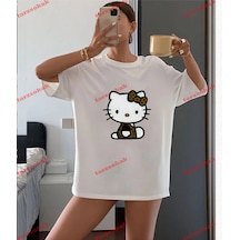 Tarzsokak Leopar Desenli Helo Kity 2 Beyaz