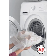 Çamaşırları Düzenler Makinede Karışmasını Engeller Kolayca Ayrımını Sağlar 3'lü Renkli Set Tr Diğer