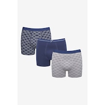Penti Check 3lü Çok Renkli Boxer Çok Renkli Çok Renkli