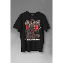 Metallica New Yeni 2k Rock Metal Music Kırk James Lars Robert Baskılı Tişört Unisex T-shirt 001