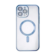 Apple iPhone Uyumlu  14 Pro Uyumlu Kılıf Kross Magneticsafe Kapak - Sierra Blue
