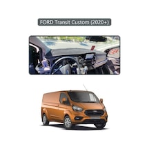 Ford Transit Custom 2020+torpido Koruma Halısı Gri Kenar
