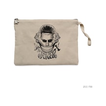 Zepplin Giyim Suicde Squad Jokr Smile Clutch Astarlı Cüzdan / El Çantası
