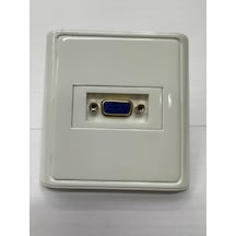 Vidalı Vga Duvar Prizi Klemensli Vga Duvar Prizi