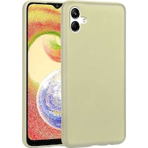 Galaxy Uyumlu A04 Kılıf Klfs Premier Silikon Kapak - Gold Gold