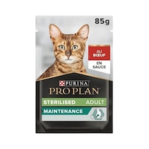 Sterilised Sığır Etli Kısırlaştırılmış Kedi Pouch 85 Gr