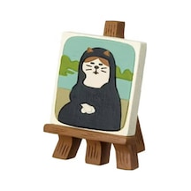 Mona Lisa Kedi Mini Figür