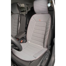 Alfa Romeo 145 Lüx Oto Koltuk Minderi Ön 2'li Set Bumerang Serisi Gri