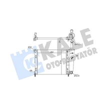 Kale 363060 Motor Radyatoru 1559504 1814153 1898115