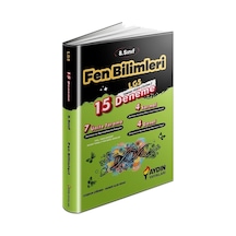 LGS 8. Sınıf Fen Bilimleri 15 Deneme- Aydın Yayınları