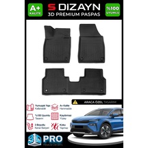 S-dizayn Skoda Elroq 3d Pro Havuzlu Paspas 2024 Üzeri A+ Kalite