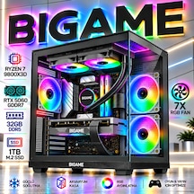 Bigame XYRON V8 R7-9800X3D 32 GB 1 TB M2 SSD RTX5060 Free Dos Masaüstü Oyuncu Bilgisayarı