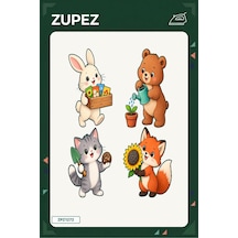 Minik Tohum Sandığı 19x25 Cm Ütüyle Uygulanan Baskı Zpz1272 - 928156677