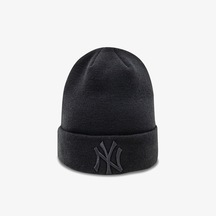 New Era Mlb Essential Cuff Beanie Unisex Siyah Bere Düz 12122729 Siyah