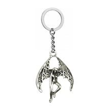 Harpy Tasarımlı Gotik Metal Anahtarlık Unisex Anahtarlık Modeli Mitolojik Figürlü Aksesuar