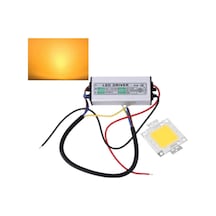 36w Cob Led Driver 36w Power Led Renk Amber 36 Watt Projektör Ledi