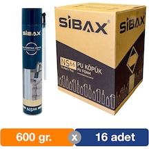 Sibax Ns66 Poliüretan Dolgu Köpüğü Montaj Köpük 600 Gr 16'lı Paket