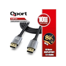 Qport Q-dp104 Dısplay Port 1.4v 10mt Kablo