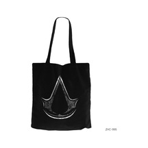 Assassins Creed Logo Dark Siyah Kanvas Bez Çanta