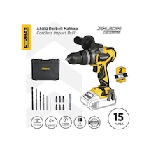 Rtrmax RTX3010B Şarjlı Darbeli Matkap Kömürsüz 70 Nm - Akü Hariç