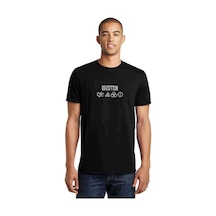 Led Zeppelin 4Lü Logo Baskılı Siyah Erkek Tshirt
